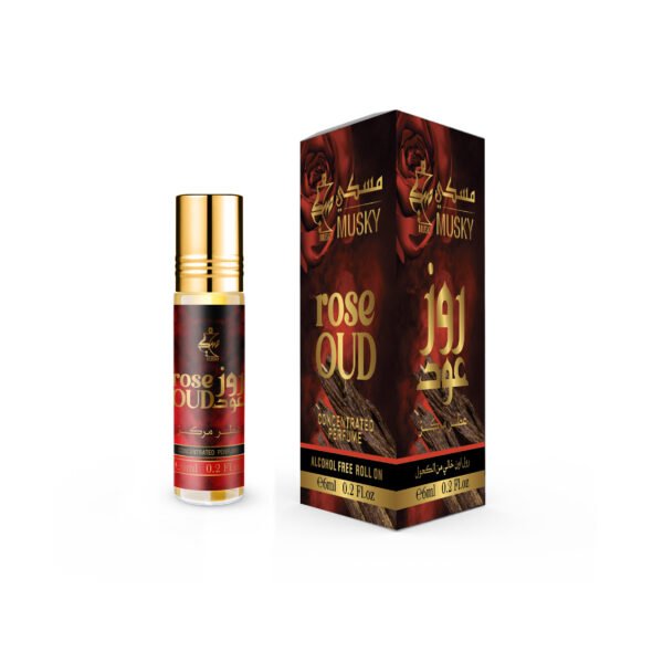 Rose Oud Concentrated Perfume Oil Roll-On (6ml) - Alcohol-Free