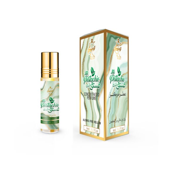 Lite Pistachio Concentrated Perfume Oil Roll-On (6ml) - Alcohol-Free