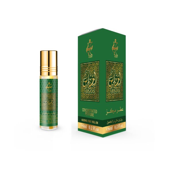 Ahsass Concentrated Perfume Oil Roll-On (6ml) - Alcohol-Free